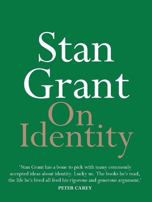 Title details for On Identity by Stan Grant - Available